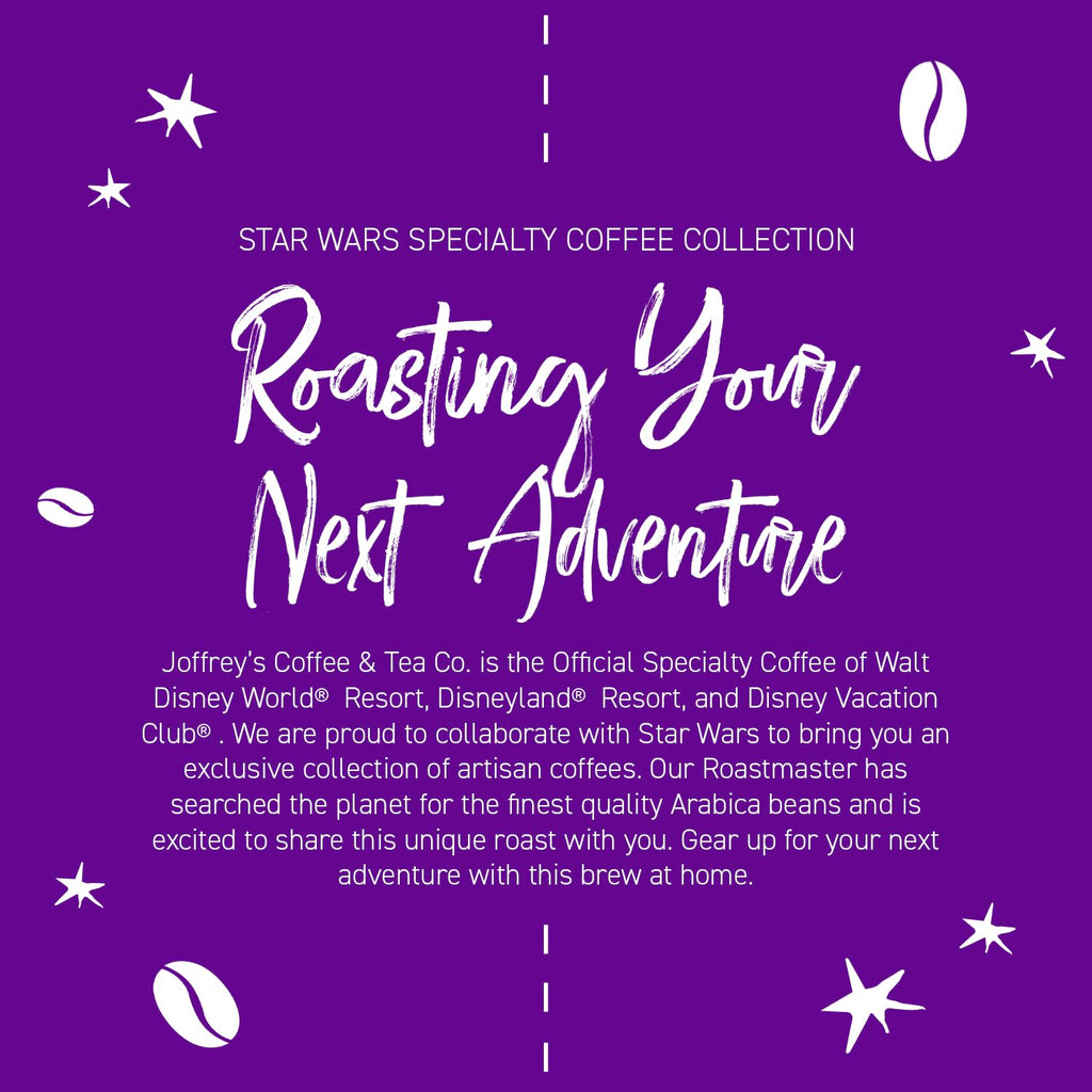 Joffrey's Coffee - STAR WARS™ Dark Side Blend, STAR WARS Licensed Coffee Collection, Artisan Dark Roast, Strong & Smooth Taste, Brew or French Press (Whole Bean, 11oz)