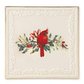 Lenox Winter Greetings Porcelain Christmas Trivet, 6 Inch