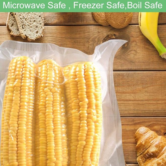 O2frepak 100 Gallon Size 11" x 16" 4mil Thick Vacuum Sealer Bags with BPA Free and Puncture Prevention,Vacuum Seal Freezer Bags,Great for Sous Vide Vaccume Sealer PreCut Bags