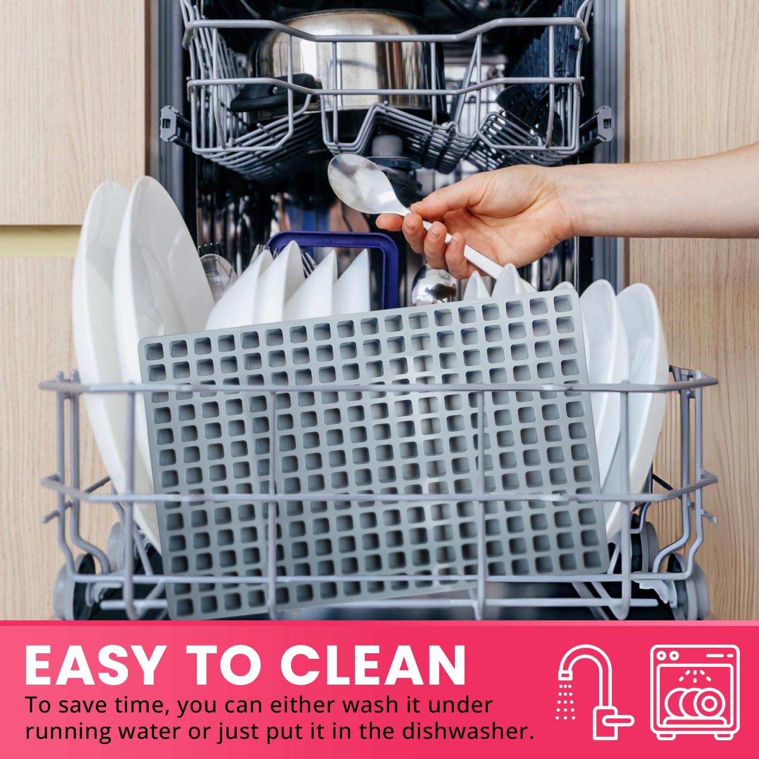 Silicone 6.5ml Cube Candy Molds for Chocolate, Gummy & Baking | 234 Cavities Confectionery Molds | Food-Grade, BPA-Free Silicone for Homemade Treats & Desserts | Dolce Flav