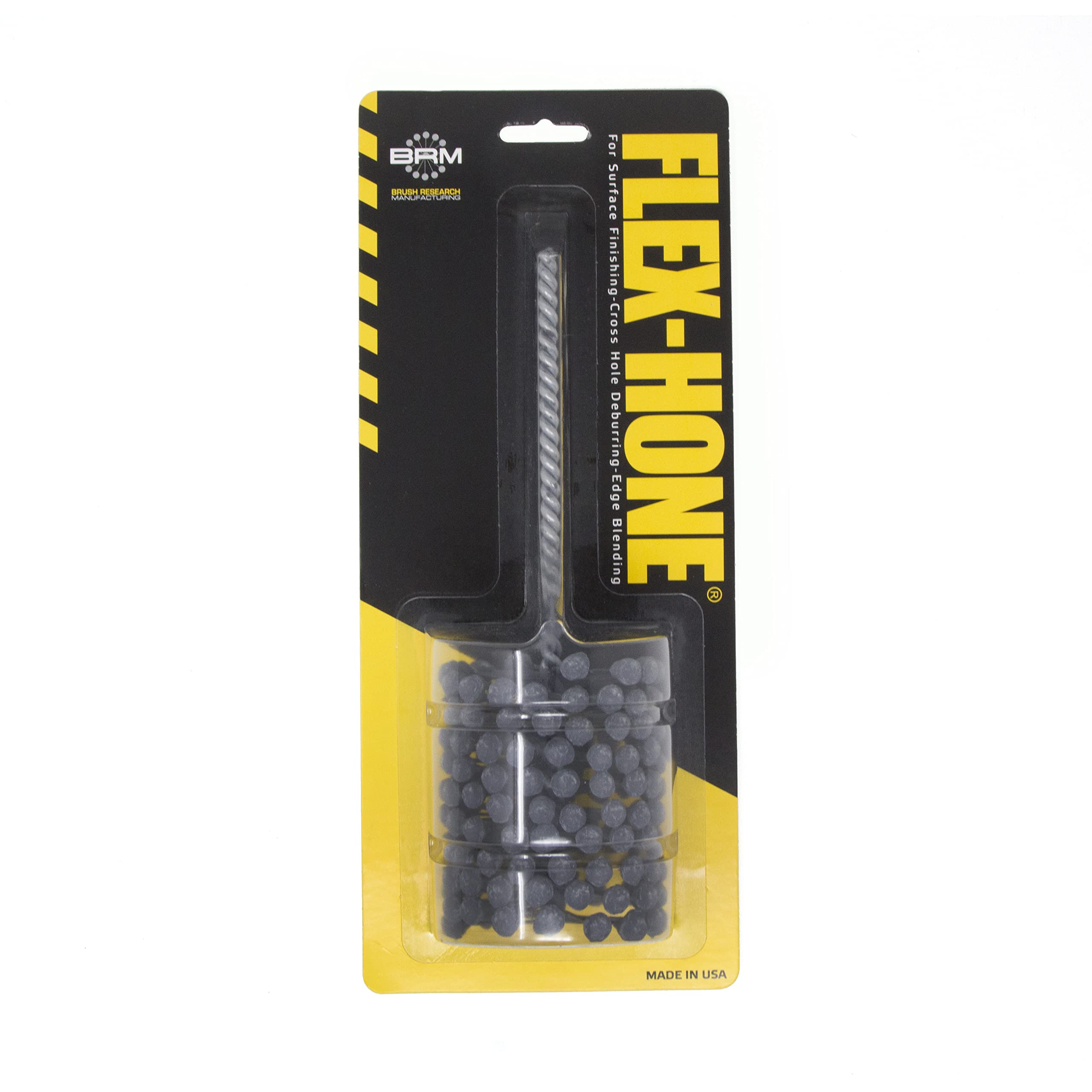 Brush Research BC214400 FLEX-HONE®, 2-1/4" (57.2mm) Diameter, 400 Grit, Silicon Carbide, for Mild Steel, Stainless Steel, Cast Iron and Softer Ferrous Materials