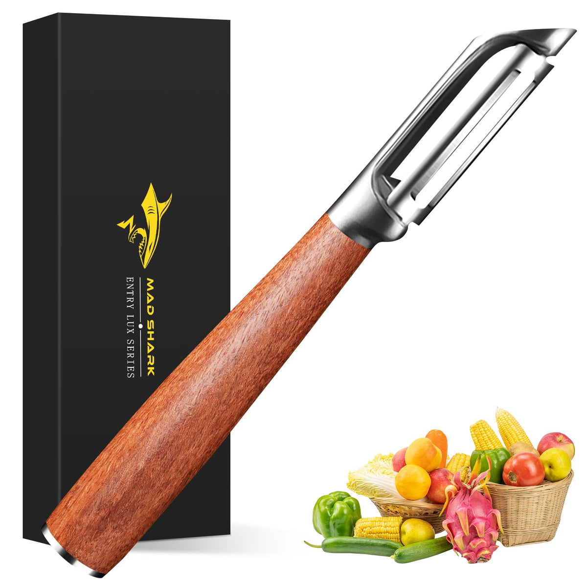 MAD SHARK Ultra Sharp Potato Peelers for Kitchen Vegetable Peeler