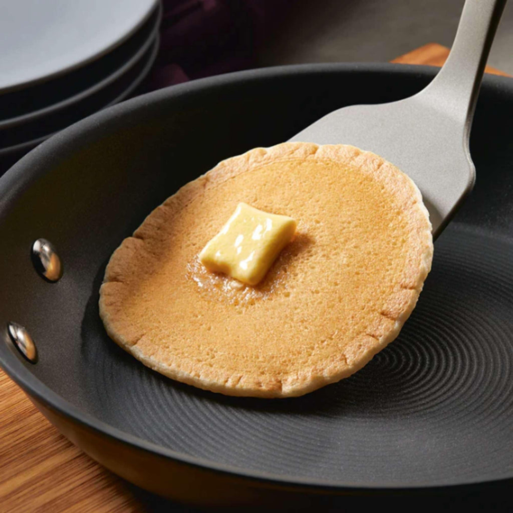 Circulon Radiance Hard Anodized Nonstick Frying Pan, Dishwasher Safe, Oven Safe Skillet Set, Frying Pan Cookware Set, 2-Piece, Gray