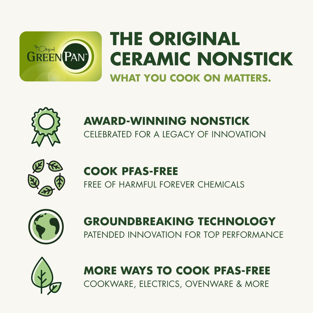 GreenPan Elite 14-in-1 Programmable 6QT Electric Slow Cooker, Dishwasher Safe Lid & Removable Crock, PFAS-Free Healthy Ceramic Nonstick Multi-Cooker, Sear, Sauté, Brown, Steam Basket, Roast, Clay