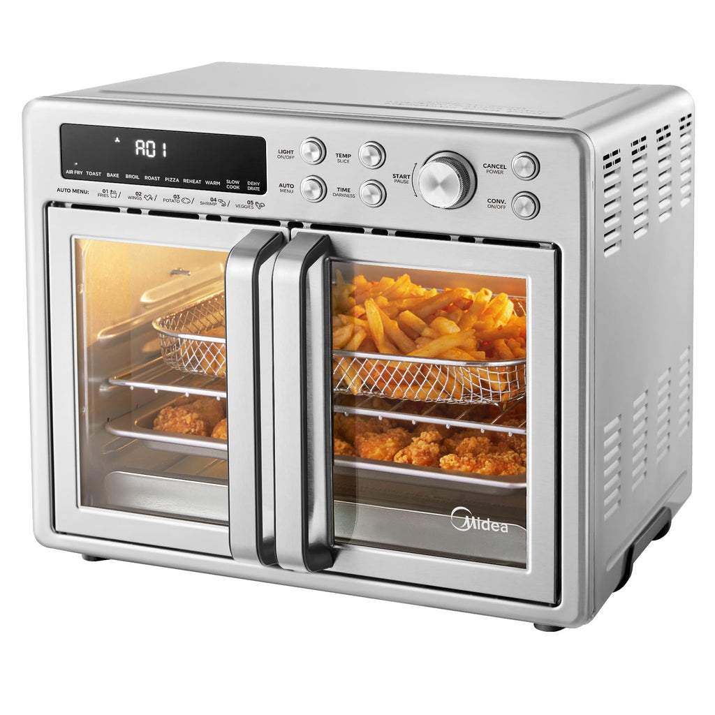 Midea Flexify Classic French Door Toaster Oven Air Fryer Combo, 26.4 QT