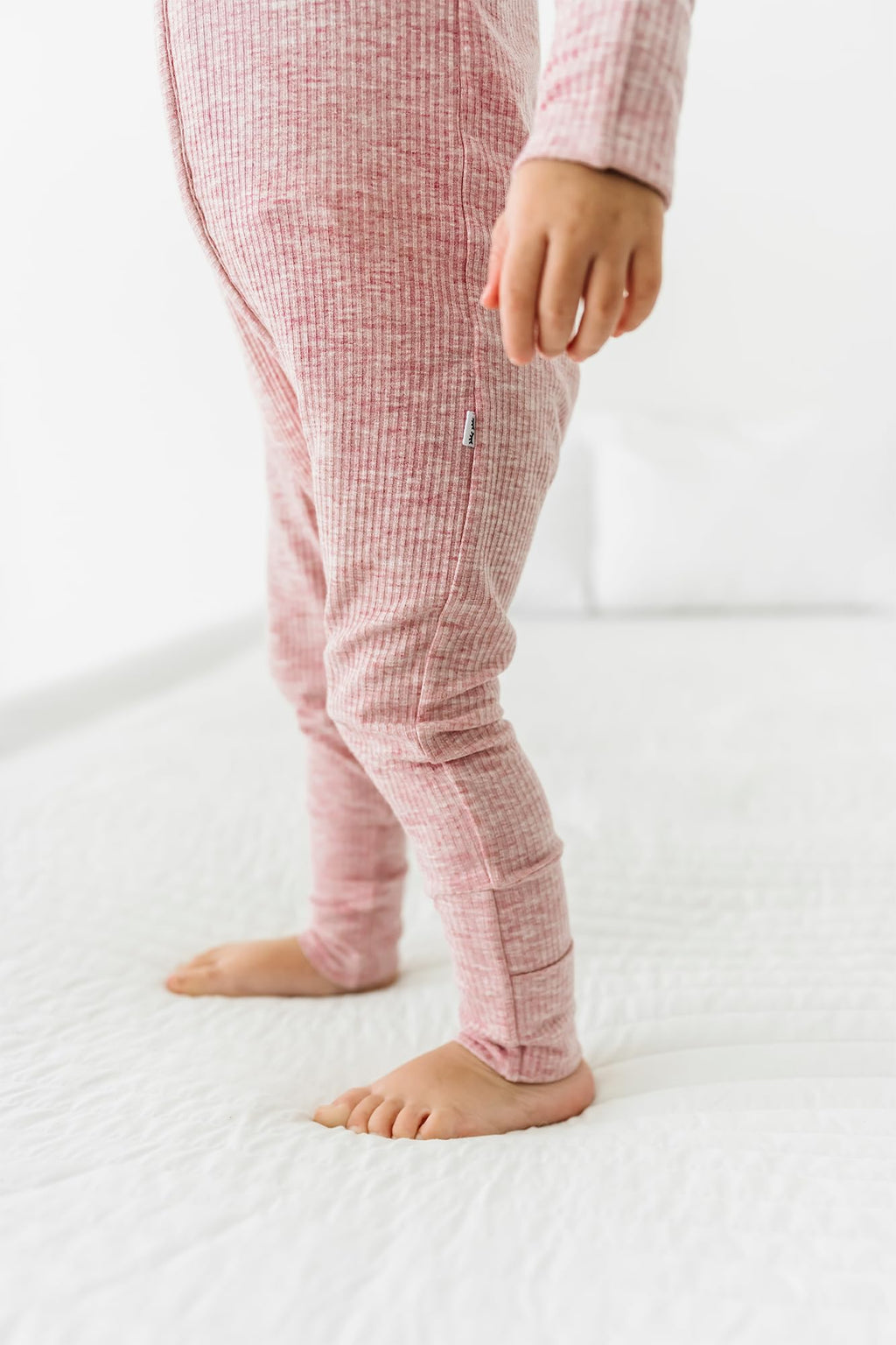 Little Sleepies Baby Pajamas, Heather Mauve, 12-18M