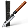 FAMCÜTE 5" Paring Knife, Hand-Forged Japanese Small Knife for Easy Control