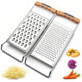 2 Pack Stainless Steel Handheld Grater Set,Coarse & Fine Kitchen Zester