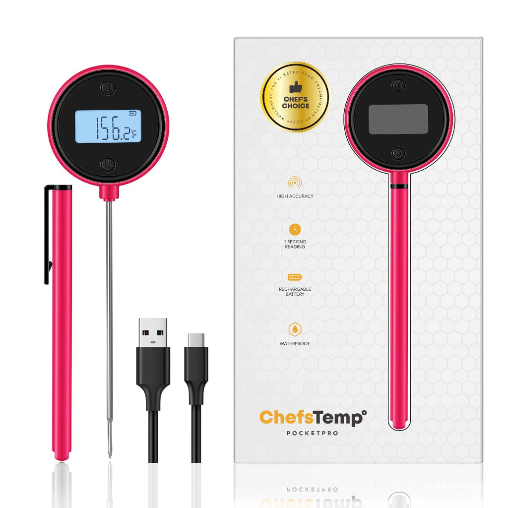 Pocket Pro 1-Second Instant Read Meat Thermometer