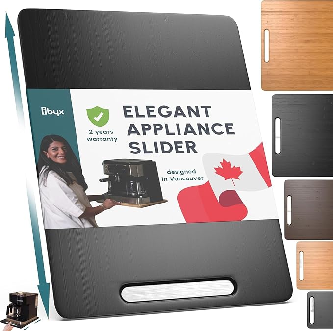 Ibyx Appliance Slider, Sliding Tray for Coffee Maker, 13x10.5 in