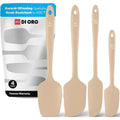 DI ORO Silicone Spatula Set - 600F Heat Resistant, 4-Pc Clay