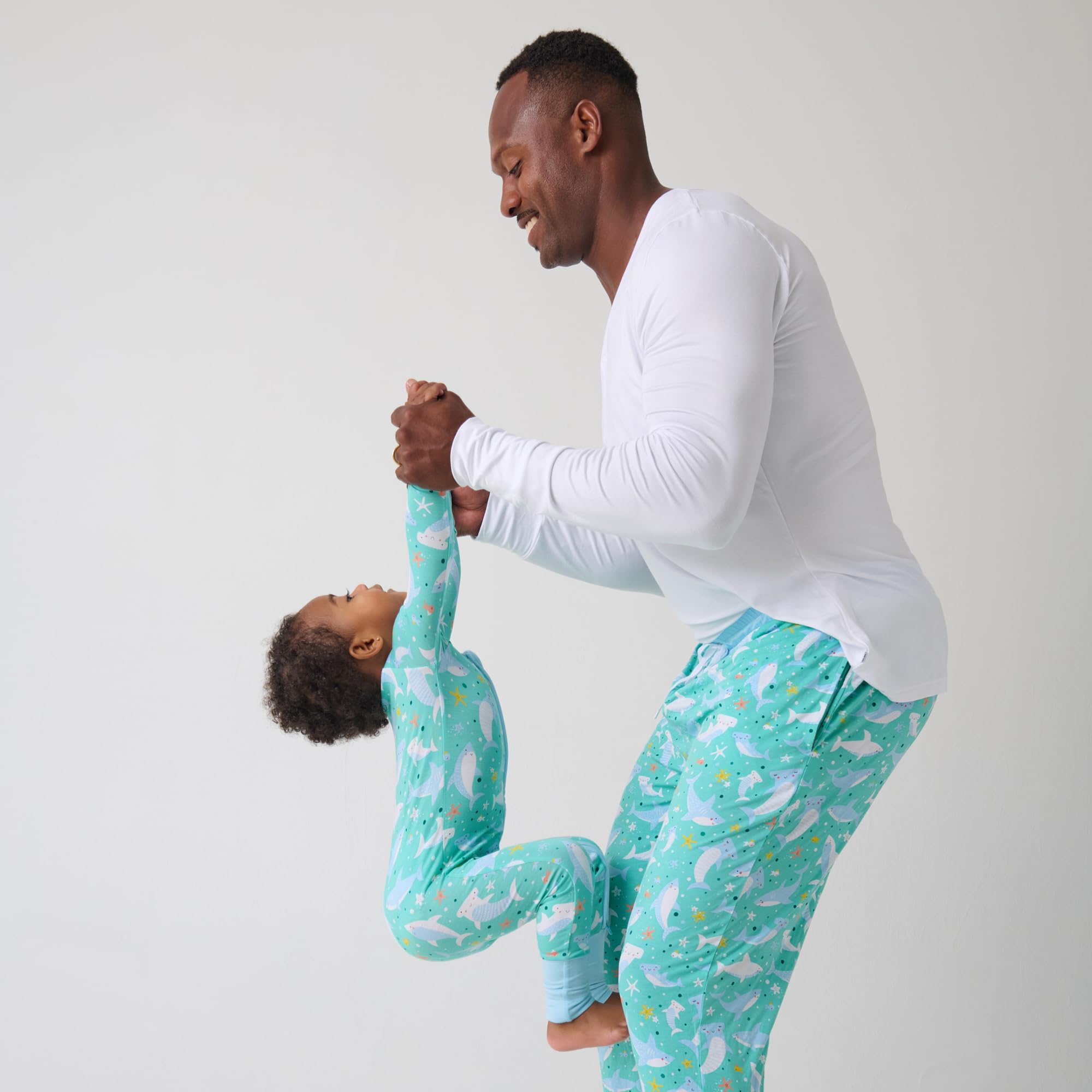 Little Sleepies Baby Pajamas, Shark Soiree, Preemie