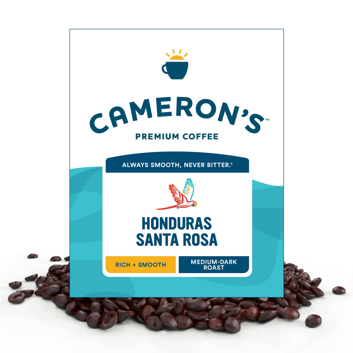 Cameron's Coffee Roasted Whole Bean Coffee, Scandinavian Blend, 28 Ounce