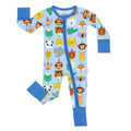 Little Sleepies Baby Pajamas, Blue Party Pals, 18-24M