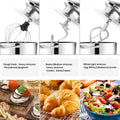 Seedeem 6.5QT Stand Mixer, 660W Tilt-Head Kitchen Electric Mixer with 6 Speeds, Dough Hook, Beater & Whisk, Dishwasher Safe Attachments, Silver