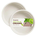 HONGBAKE Ceramic Nonstick 9” Round Cake Pans, Heavy-Duty Aluminized Steel