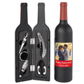 Let's Make Memories Personalized Photo 5-Piece Wine Tool Set - Wine Bottle Opener - Red