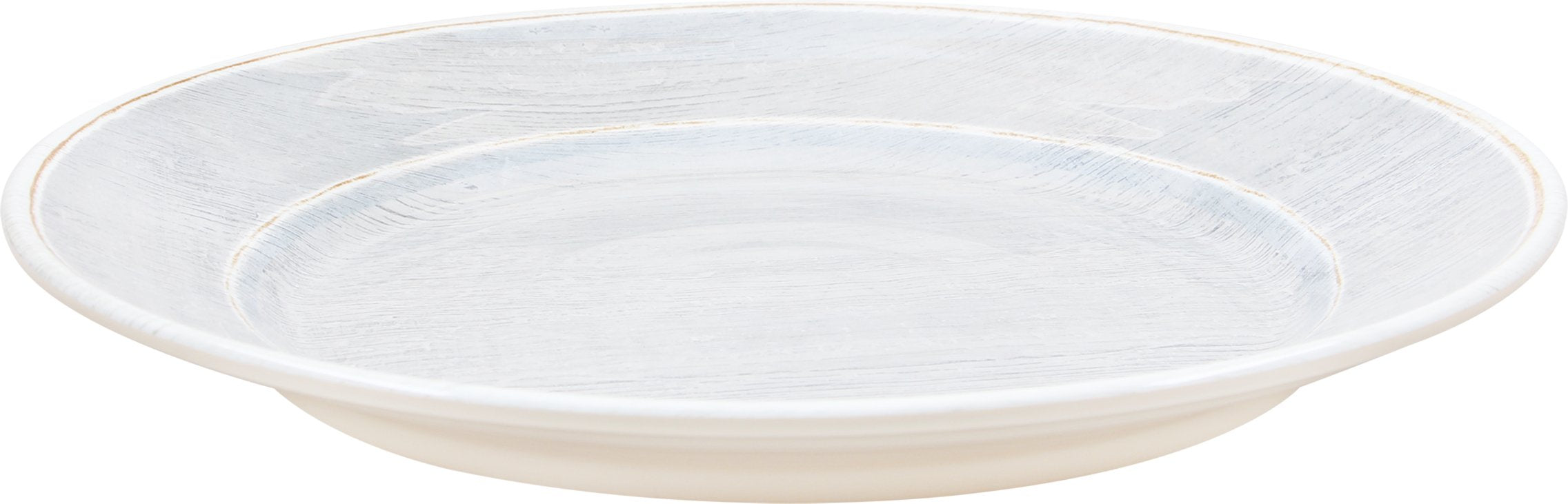 CFS 6400418 Grove Melamine Charger, 12.5", Smoke