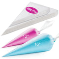 200 Pieces Disposable Piping Bags - 14 Inch, Anti Burst Pastry Bags, Tipless Piping Bags, Icing Bags, Frosting Bags, Piping Bag, Cookie Decorating Supplies
