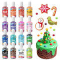 16 Colors Oil Based Food Coloring, 15ml Vibrant Colors for Baking