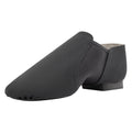 Linodes Unisex 09 Canvas Upper Slip-on Jazz Shoe for Women and Men's Dance Shoes-Black 11M