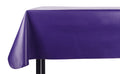 Yourtablecloth Heavy Duty Vinyl Rectangle or Square Tablecloth – 6 Gauge Heavy Duty Tablecloth – Flannel Backed – Wipeable Tablecloth with Vivid Colors & Many Sizes 52 x 90 Purple
