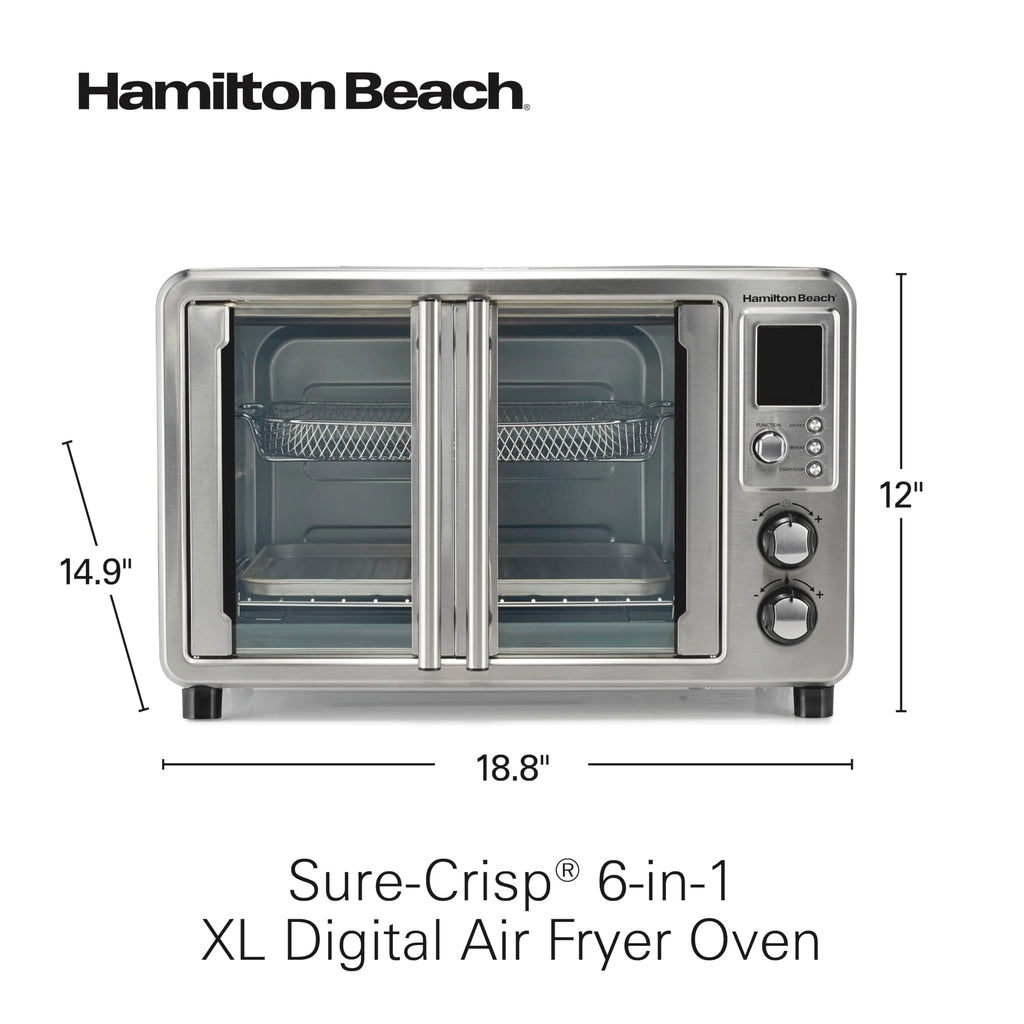 Hamilton Beach 6-in-1 XL Digital Air Fryer Toaster Oven Combo