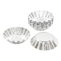 pson 20Pcs 2.95 Inch Egg Tart Molds, Non-Stick Aluminum Mini Tart Pans for Baking Tarts, Pies, Cupcakes, Muffins, Pudding, and Desserts