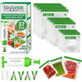 SOUSVIDE ART Sous Vide Cooker Kit - 1000W Immersion Circulator - 15 Vacuum Bags, Pump, Digital Timer and Temperature Control; Complete Sous Vide Machine Cooking Kit for Home Chefs and Beginners