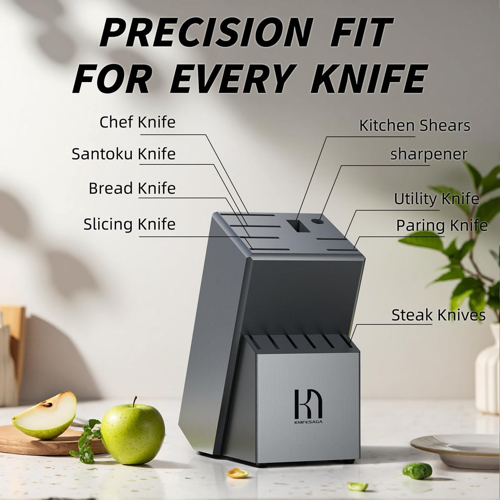 KnifeSaga 15 Pcs Japanese Knives Set for Kitchen, Razor Sharp, Professional
