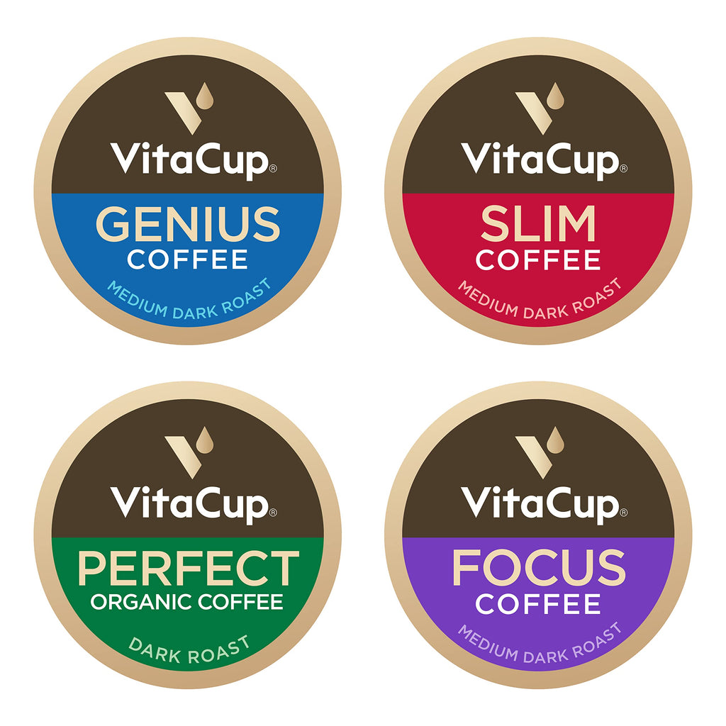 VitaCup Functiona Wellness Coffee Pods Variety Pack, 40ct