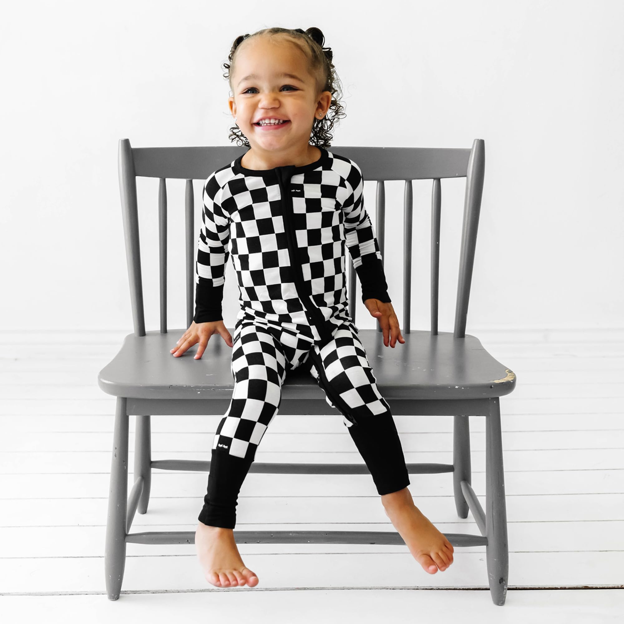 Little Sleepies Baby Pajamas, Cool Checks, Newborn