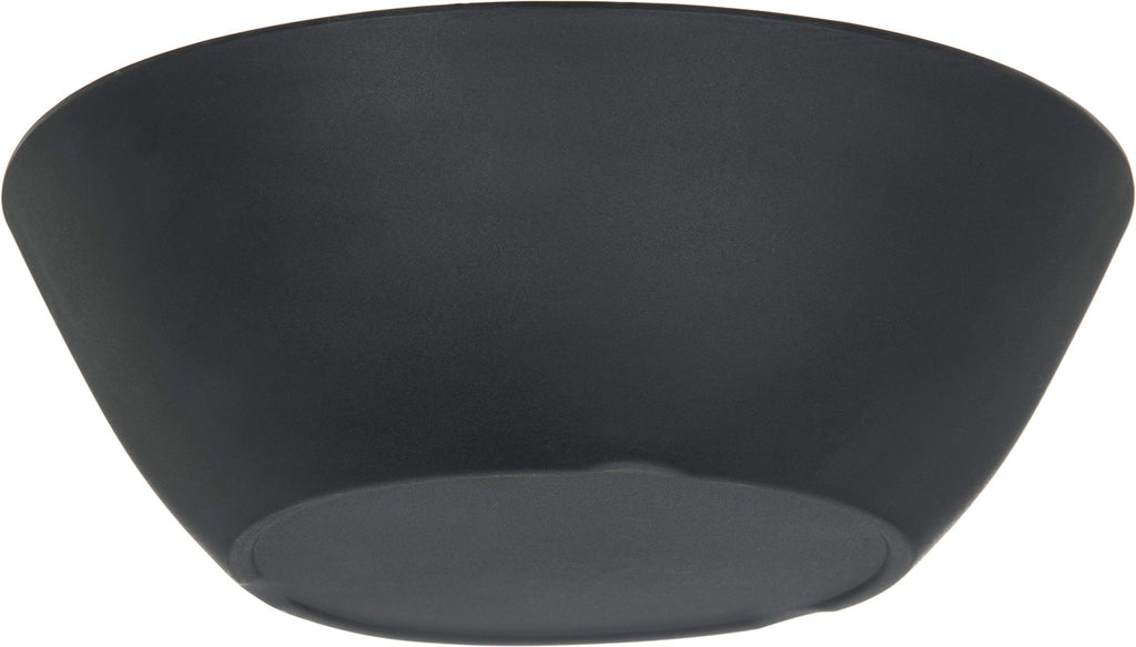Carlisle FoodService Products Ridge Reusable Plastic Bowl for Home and Restaurant, Melamine, 52 Ounces, Slate, (Pack of 12)