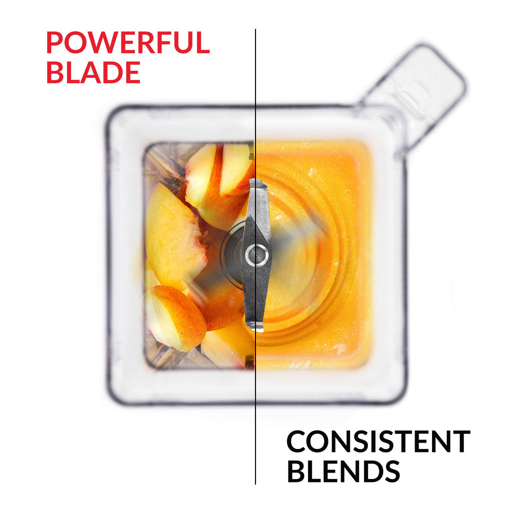 Blendtec Classic 575 Blender- WildSide+ Jar (90oz) and Four Side Jar (75oz) BUNDLE- 4 Pre-programmed Cycles-5-Speeds - Professional-Grade Power-Self-Cleaning - Poppy Red (C575A2319A-AMAZON)