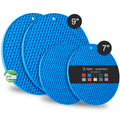 Joyhalo 4 Pack Silicone Trivet for Hot Dishes