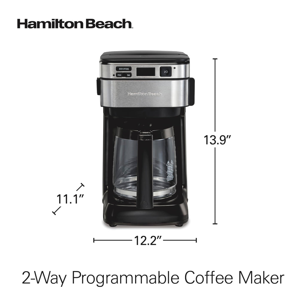 Hamilton Beach FrontFill 12 Cup Programmable Drip Coffee Maker