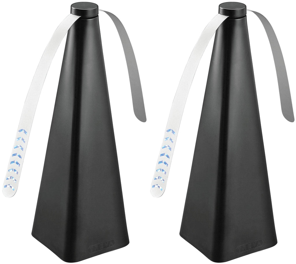 Treva Bug Fan Fly Deterrent with Holographic Blades 2-Pack Black