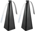 Treva Bug Fan Fly Deterrent with Holographic Blades 2-Pack Black