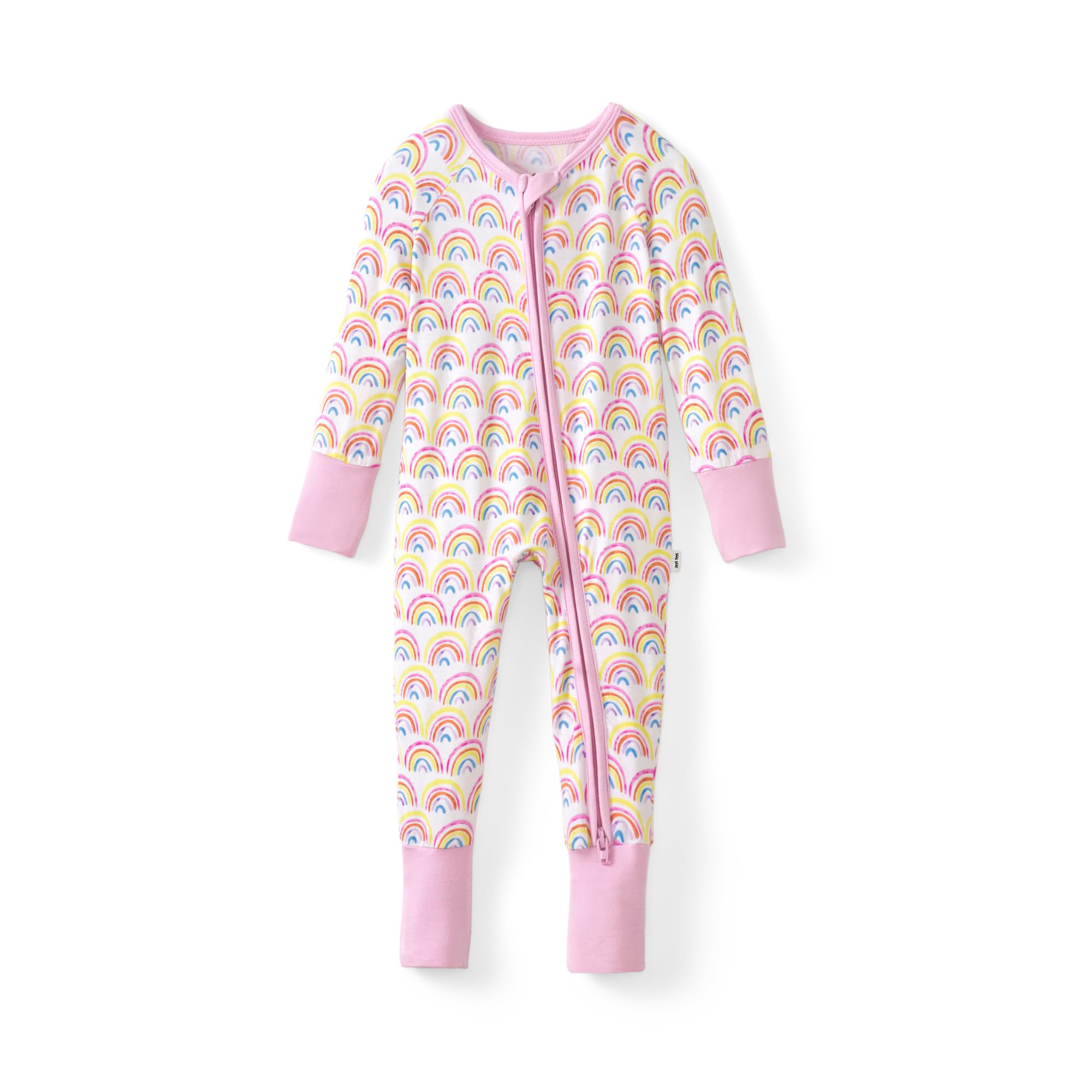 Little Sleepies Baby Pajamas, Pastel Rainbows, 2T