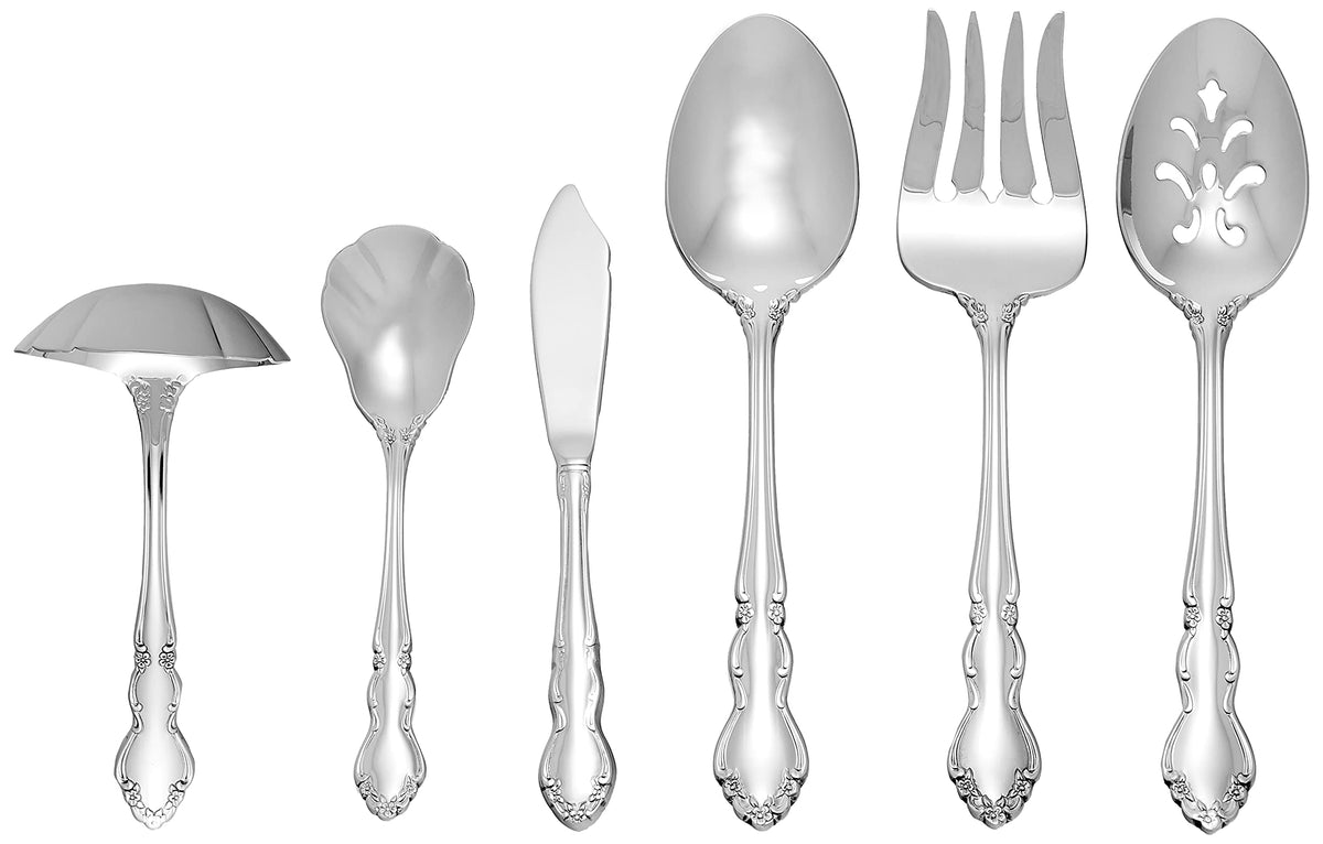 Oneida Dover Fine Flatware Salad Forks, Set of 4, 18/10 Stainless Steel, Silverware Set, Dishwasher Safe