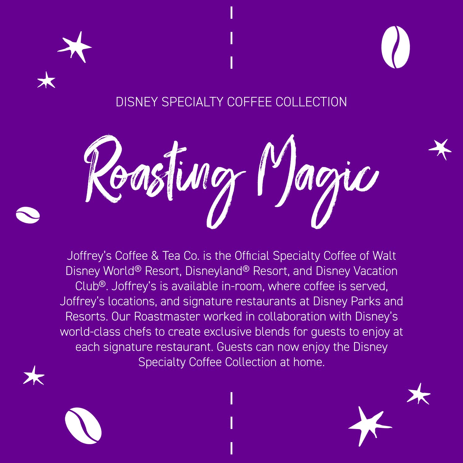 Joffrey's Coffee - Disney Encanto Familia Madrigal Blend, Disney Specialty Coffee Collection, Medium Roast, 100% Arabica Bean (Whole Bean, 11 oz)