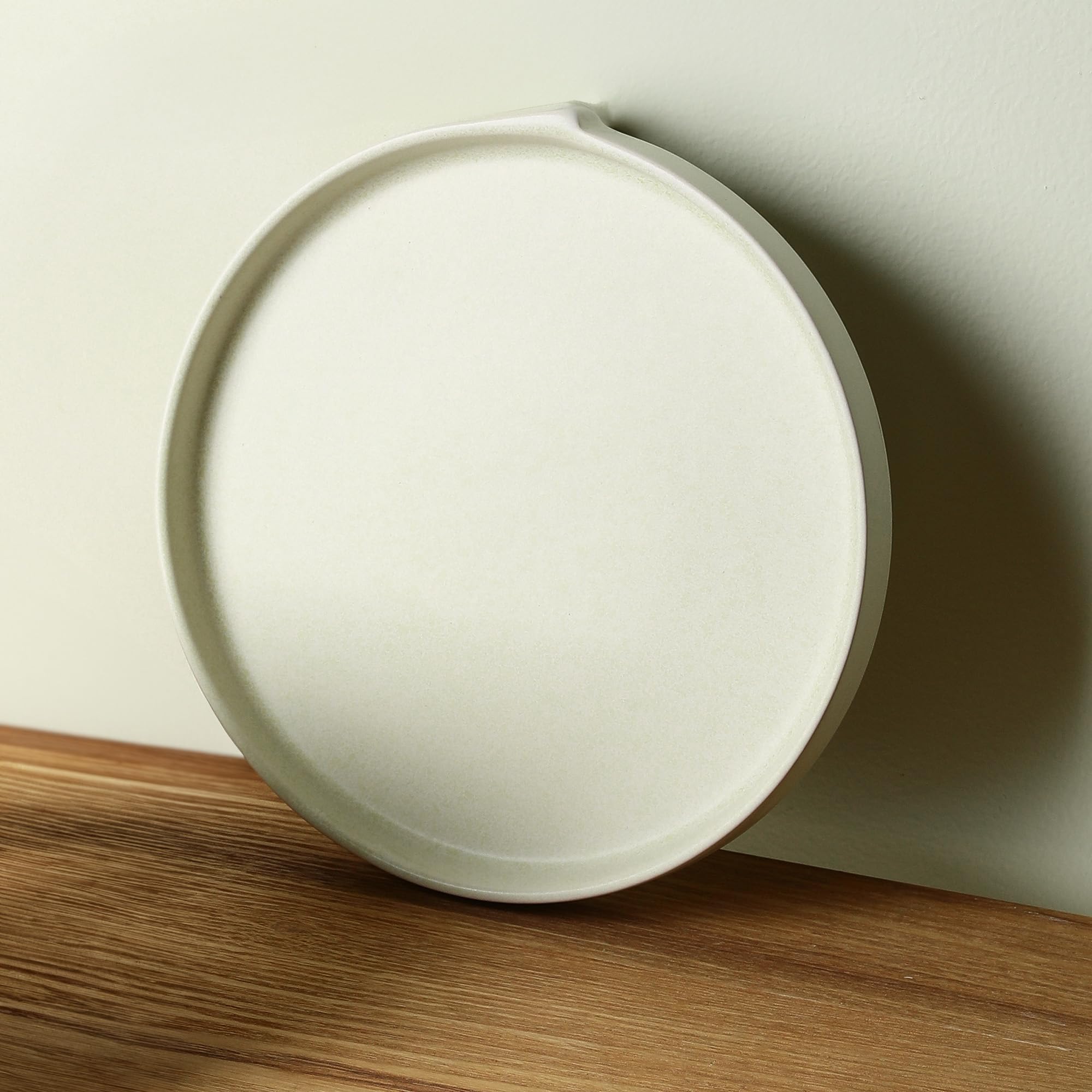 Stone Lain Bao 4-Piece Salad Plate Set Stoneware, Beige