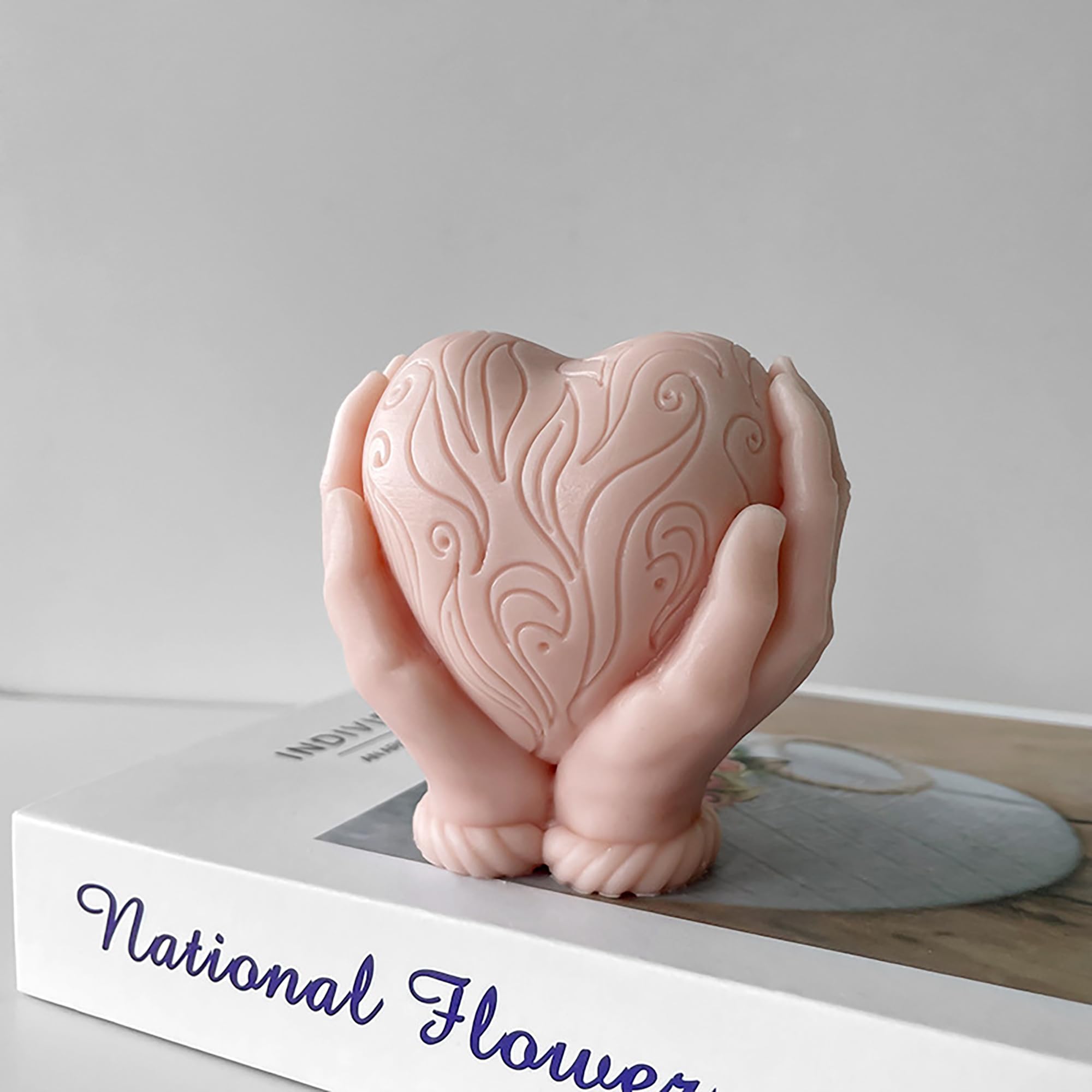 Valentine Heart Silicone Mold - Resin Casting & Candle Making - Home Decor 3D Animal Molds