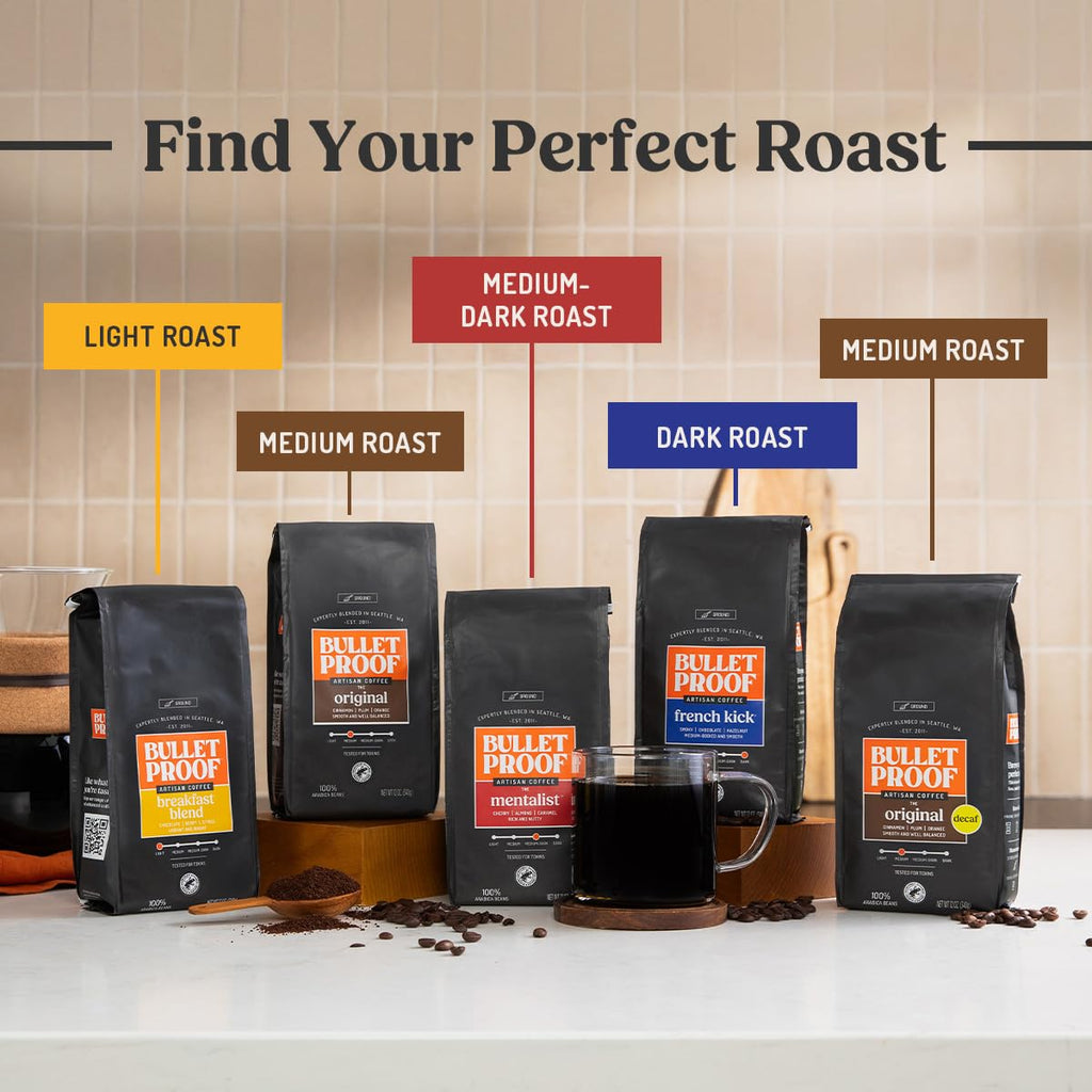 Bulletproof Mentalist Ground Coffee, 12 OZ