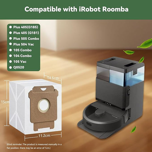 18-Pack Vacuum Bags for iRobot Roomba I/S/J Series &100-700 Combo Robot Vac