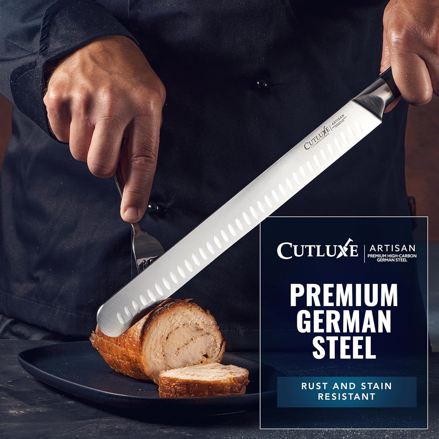 Cutluxe Carving Knife Set, Brisket Slicing & Boning Knife for Meat & BBQ