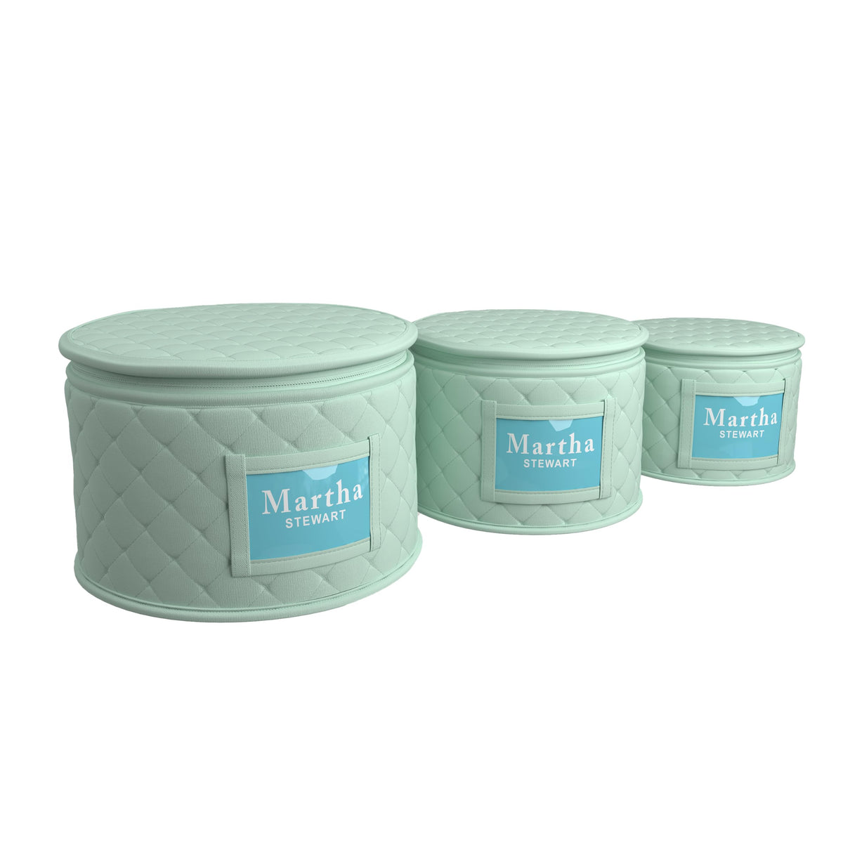 Martha Stewart Stemware Goblet Glassware Stackable Home Storage Case