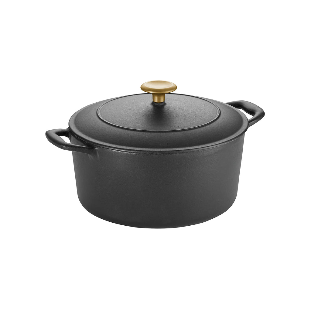 Tramontina Bestow Enameled Cast Iron 5.5-Qt Round Dutch Oven Pot with Lid
