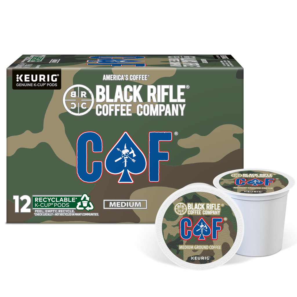 Black Rifle Coffee Medium Roast K Cup Coffee CAF 12 Count