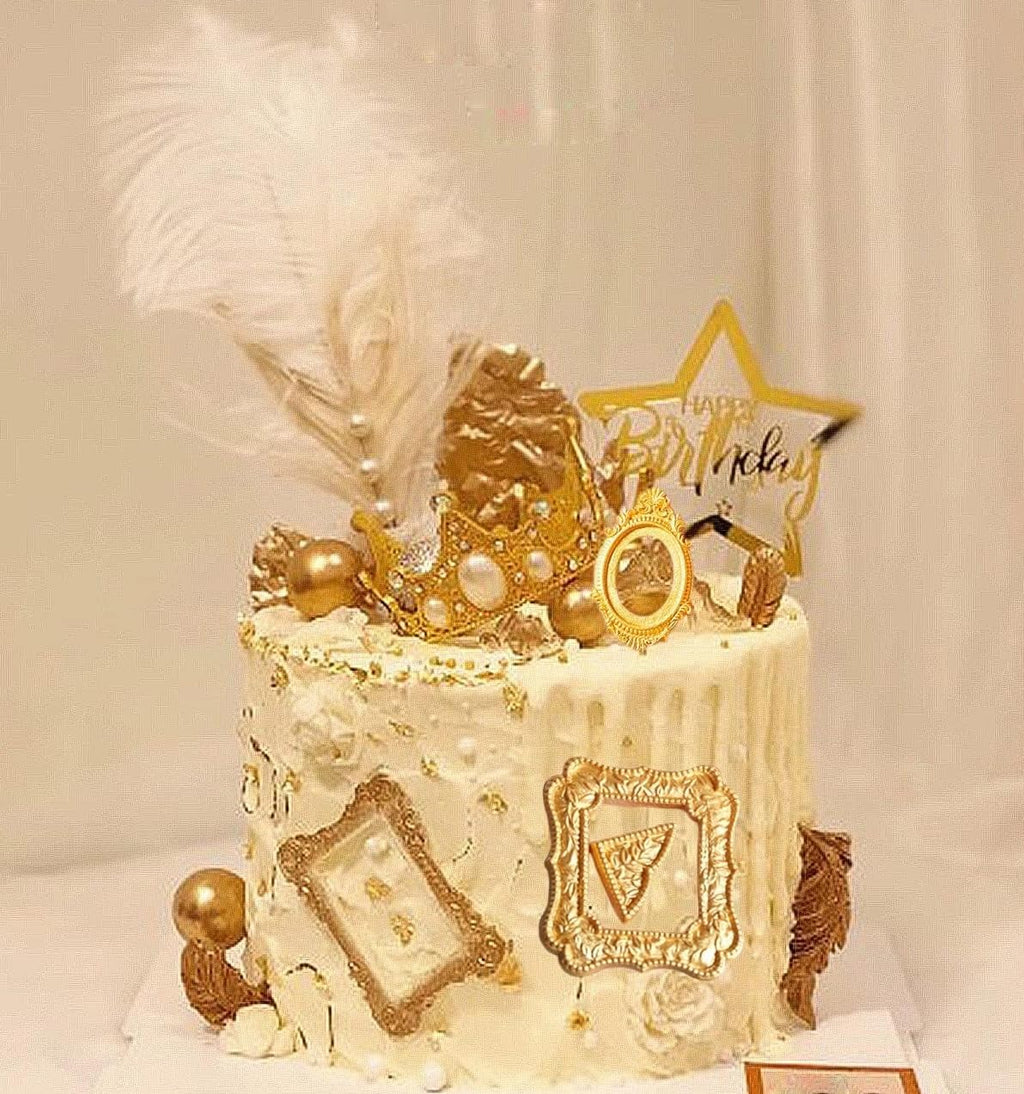 Photo Frame Fondant Molds Picture Frames Chocolate Silicone Mold Vintage Frame Molds for Cake Pop Puck Decorating Cupcake Topper Candy Polymer Clay